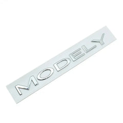 Original 3D ABS Letters Logo For Tesla MODEL 3 Y Car Rear Tailgate Trunk Emblem Badge Decal Stickers Auto Styling Accessories