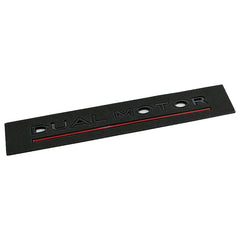 3D ABS DUAL MOTOR Chrome Red Line Emblem Badge for Tesla | Trunk & Body Styling Sticker