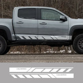 Door Side Skirt Stripe Decal for Chevrolet Colorado | 2-Piece Vinyl Truck Graphic