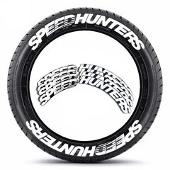 3D PVC Waterproof Tire & Rim Letter Decal | Automobile Motorcycle