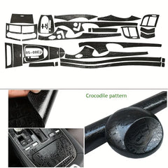 Carbon Fiber Interior Center Console Color Change Moulding Sticker | Mercedes-Benz AMG
