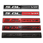 3D Metal 5.0 COYOTE V8 Trunk & Fender Emblem | Ford Mustang Badge Accessory