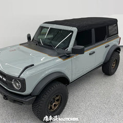 Custom Sports Body & Hood Modification Vinyl Decal Kit for Ford Bronco | PVC Full-Body Wrap