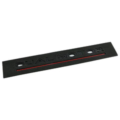 3D ABS DUAL MOTOR Chrome Red Line Emblem Badge for Tesla | Trunk & Body Styling Sticker