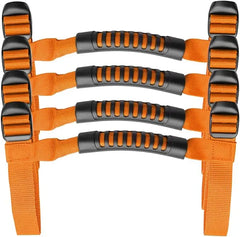 Roll Bar Grab Handles Grip for Jeep Wrangler YJ/TJ/JK/JL (1995–2021) | 4-Piece Set