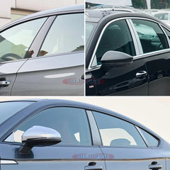 For Nissan Note E12 E13 2013-2022 2014 2015 2016 2017 Carbon Fiber Window Door Column Deal B C Pillar Post Cover Trim Sticker
