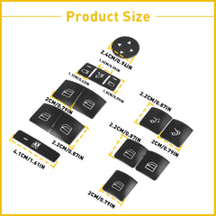 Window Lift Button Tool for Mercedes-Benz C300/ML550/C200 | Repair Kit