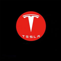 2/4pcs Car Door LED Logo Projector lights HD Welcome Light 3D Laser Ghost Shadow Light for Tesla Model Y 3 S X car Accessory
