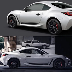 Lower Side Skirt Stripe Decals for Toyota GR86 (2021–2025) | Precut Vinyl Kit