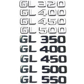 ABS Trunk Letters Logo Emblem Badge Decal for Mercedes-Benz GL-Class / GLS | Sticker
