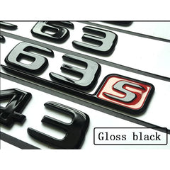 Trunk Words Logo Badge Emblem Decal for Mercedes-Benz GLE / GLE53 / GLE63 | AMG Sticker