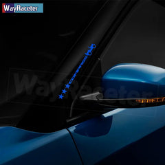 Jeep Compass Willy Edition Star Decal Kit – Reflective Vinyl | Hood, Trunk & Door Pillar (2 Pcs)
