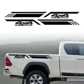 4x4 Off-Road Vinyl Decal for Cars & Pickup Trucks | 47.2" x 3.9" Body Graphic Sticker