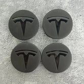 56mm Wheel Center Caps for Tesla Model 3 / Y / S / X | 4-Piece Original Style Hub Cover Set