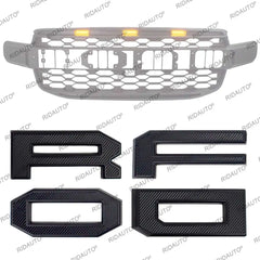 White Striped Incandescent 4 Letter for Modified Raptor Grill Aftermarket Grille For RANGER 2023 2024 T9 DIY Upgrade