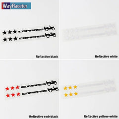 Jeep Compass Willy Edition Star Decal Kit – Reflective Vinyl | Hood, Trunk & Door Pillar (2 Pcs)