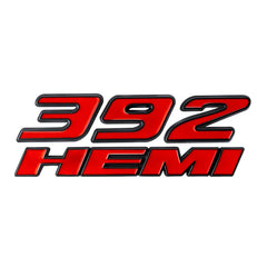 3D Metal HEMI 392 345 Emblem Badge Sticker for Dodge Charger / RAM 1500 / Journey / Caliber