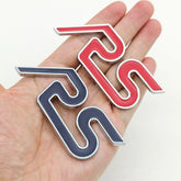 3D Metal RS Logo Badge | Grille, Fender & Trunk Sticker for Ford Fiesta / Focus RS