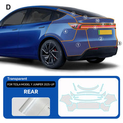 Precut PPF for Tesla Model Y Juniper (2025–2026) | 9-Mil Anti-Scratch TPU Film Full Coverage