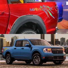 Ford Maverick Claw Style Pickup Bed Side Graphic Kit – Vinyl Decal (2 Pcs) | XLT, XL, V8 | 4 Sizes, 11 Finishes