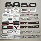 3D Metal GT350 / Shelby / 5.0 Fender & Trunk Badge | Ford Mustang Emblem Sticker