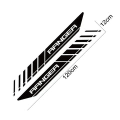 Rear Trunk Side Letter Vinyl Decal for Ford Ranger Raptor | Film Truck Graphic Sticker