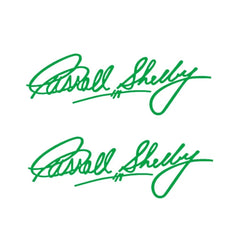Carroll Shelby Interior & Window Vinyl Decal for Ford Mustang | 2-Piece Sticker