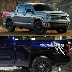 Claw Style Truck Bed Side Decal for Toyota Tundra TRD | Body Graphic Vinyl Sticker 2-Pack