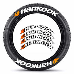 HANKOOK 3D PVC Tire Letter Sticker | OLPAY Cool Car Styling Tyre