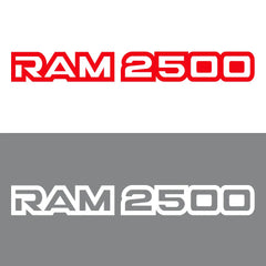 Front Windshield Logo Style Decal for Dodge RAM 1500 / 2500 / 3500 | Vinyl Truck Graphic Cover