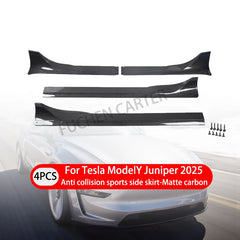 ABS Side Skirt Extension Body Kit for Tesla Model Y Juniper (2025) | Fast Aero Gloss Finish