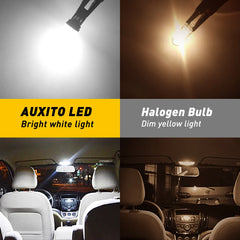 AUXITO T10 W5W 194 501 Canbus LED | 2pc Interior Door Warning Light