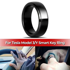 NFC Smart Key Ring | Waterproof Ceramic Ring to Replace Tesla Key Card / Key Fob (Model 3 / Y / S / X)