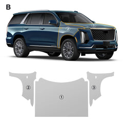 Precut PPF for Cadillac Escalade (2025+) | TPU Paint Protection Film Clear Bra