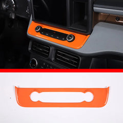 ABS Center Control Panel & Steering Wheel Decoration Trim for Ford Maverick (2022) | Orange / Color Options