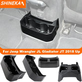 Rear Seat Cup Holder Mount & Storage Box Organizer for Jeep Wrangler | Shineka ISO9001 ABS