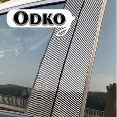 For Mercedes CLS C219 2006-2011 Car Pillar Posts Door Window Trim Cover Panel Stickers Styling Accessories Exterior Parts