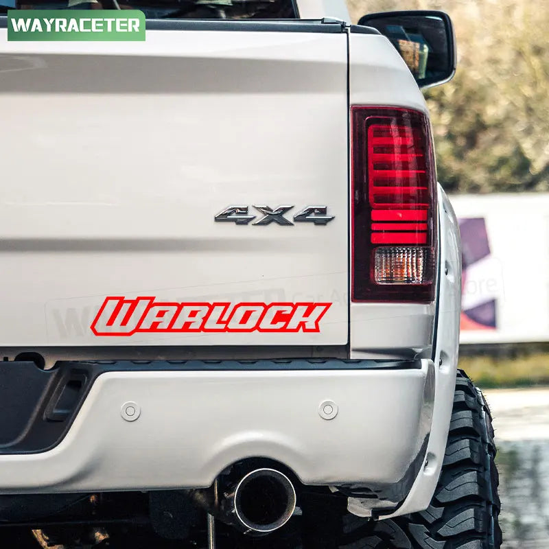 Warlock SRT Body Graphics Decal for Dodge RAM 1500 – Rear Trunk & Side Sticker (2022-2025)