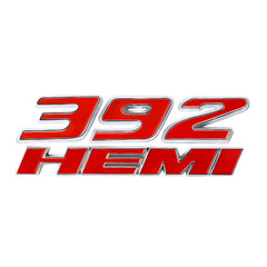 3D Metal HEMI 392 345 Emblem Badge Sticker for Dodge Charger / RAM 1500 / Journey / Caliber