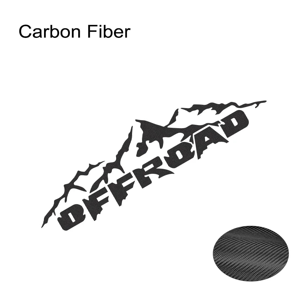 Off-Road Truck Vinyl Graphics Decal - Custom Sticker for Ford F150, Dodge, Toyota Hilux, Isuzu D-Max, Mitsubishi, GWM Cannon