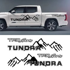 Body Side Door Decal for Toyota Tundra TRD / SR / SR5 / Limited / Platinum | 4-Piece Matte Vinyl Kit