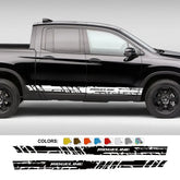 Door Side Skirt Stripe Decal for Honda Ridgeline | 2-Piece Vinyl Pickup Truck Graphic