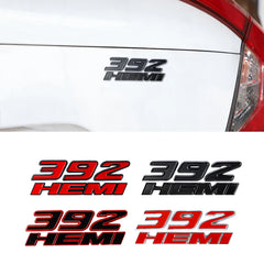 3D Metal HEMI 392 345 Emblem Badge Sticker for Dodge Charger / RAM 1500 / Journey / Caliber