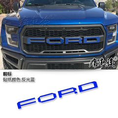 Custom Head Letter Vinyl Decal for Ford Raptor F-150 | KK Film Decorative Sticker