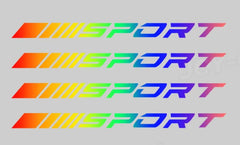 4pc Sport Racing DIY Stripe Wheel Rim Sticker | VACOMUL 7-Color