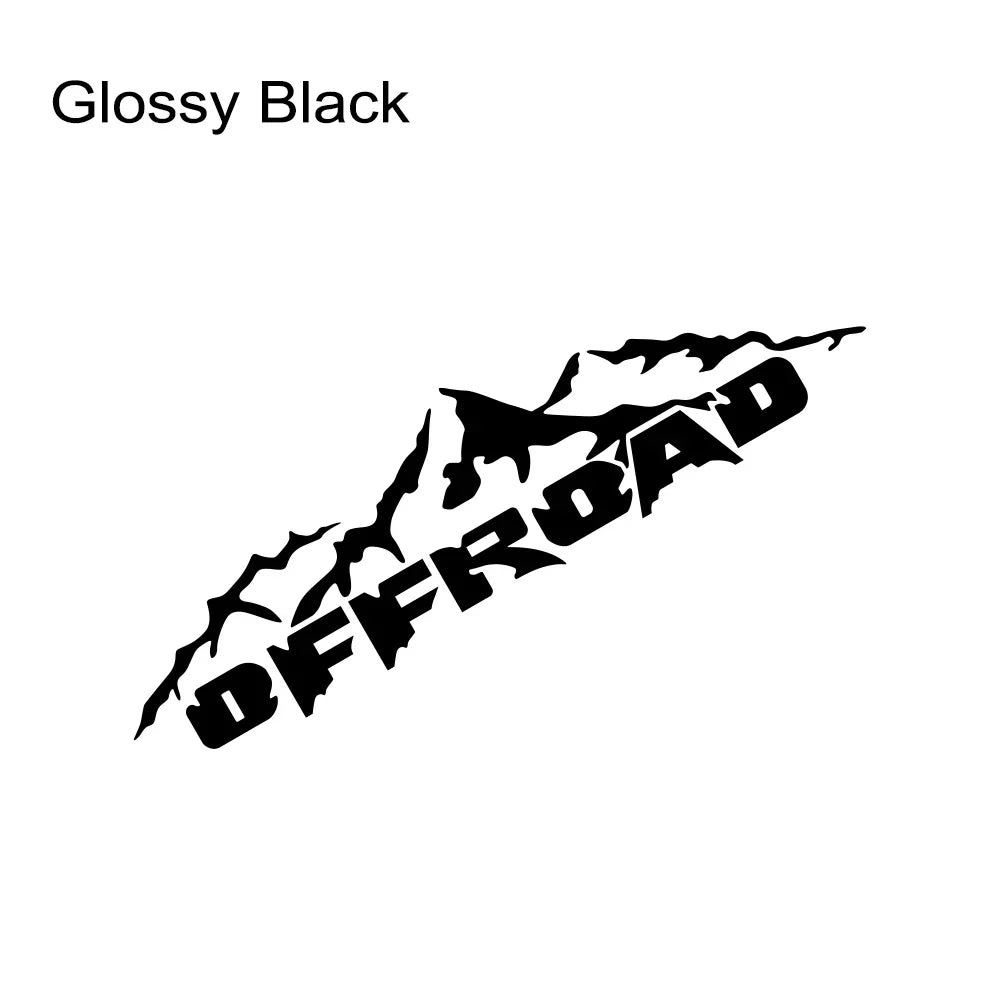 Off-Road Truck Vinyl Graphics Decal - Custom Sticker for Ford F150, Dodge, Toyota Hilux, Isuzu D-Max, Mitsubishi, GWM Cannon
