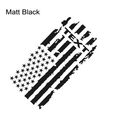 USA Flag Engine Hood Decal for Dodge RAM HEMI / Rebel / TRX | Bonnet Vinyl Graphic