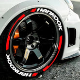 4x OLPAY 3D Waterproof Brand Tire Letter Sticker | Racing Wheel