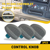 A/C Knob 3-Pack for Silverado/Sierra/Tahoe (1995–1998) | Climate Control