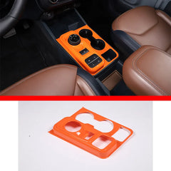ABS Center Control Panel & Steering Wheel Decoration Trim for Ford Maverick (2022) | Orange / Color Options